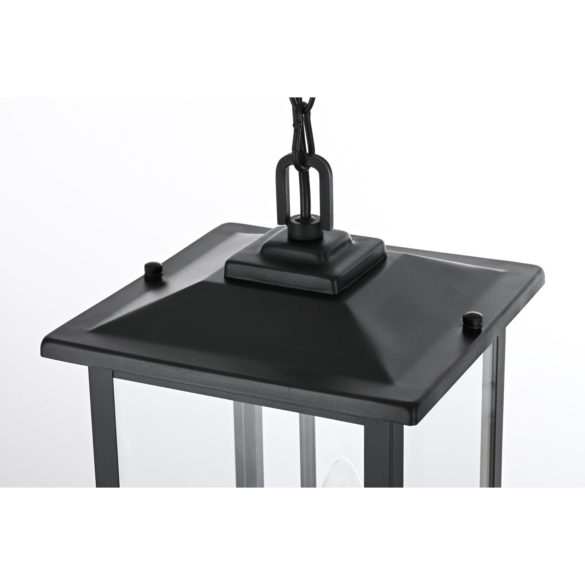 Glenwood 9 Inch Outdoor Pendant in Black