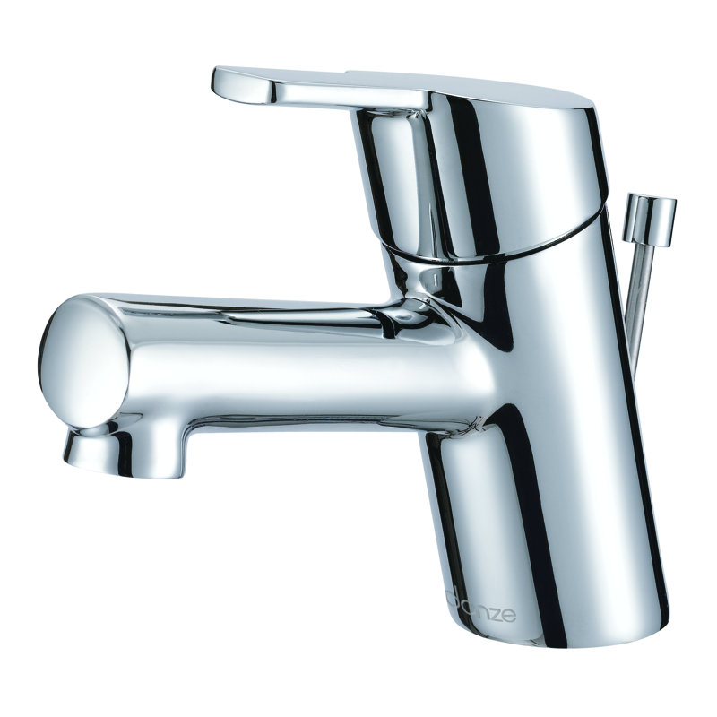 Amalfi Single Hole Bathroom Faucet with Drain Assembly, Chrome