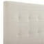 Lit plateforme tapissier touffeté-493649196