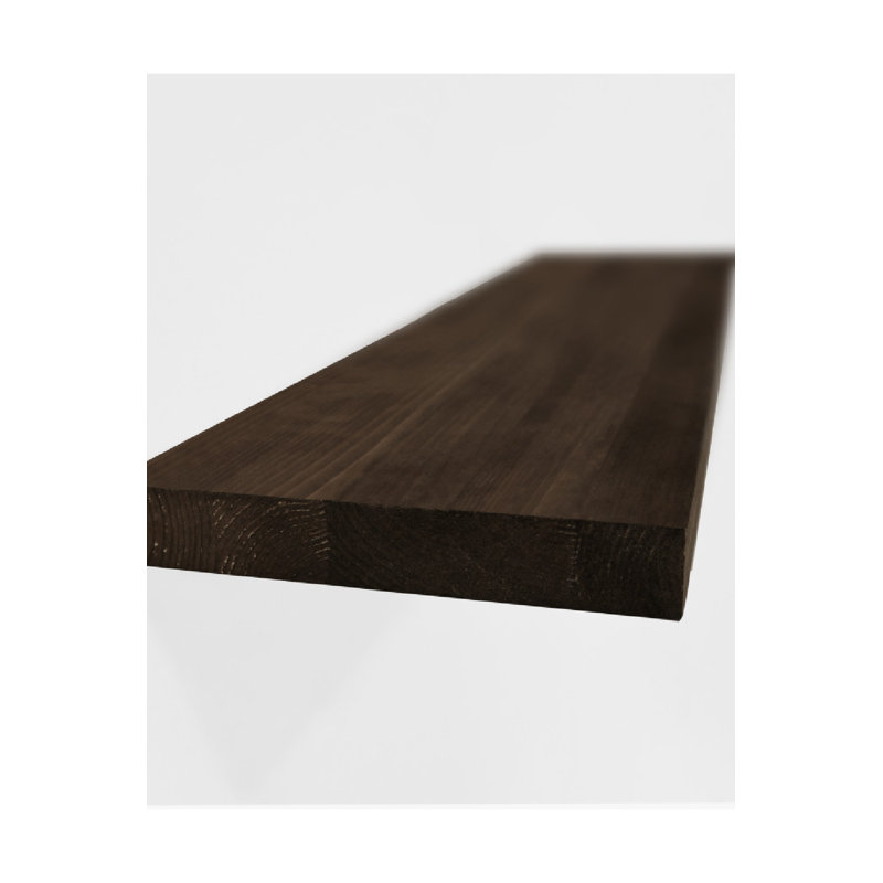 Melva Shelves 80, 1" H x 55" W x 8" D, Dark Brown