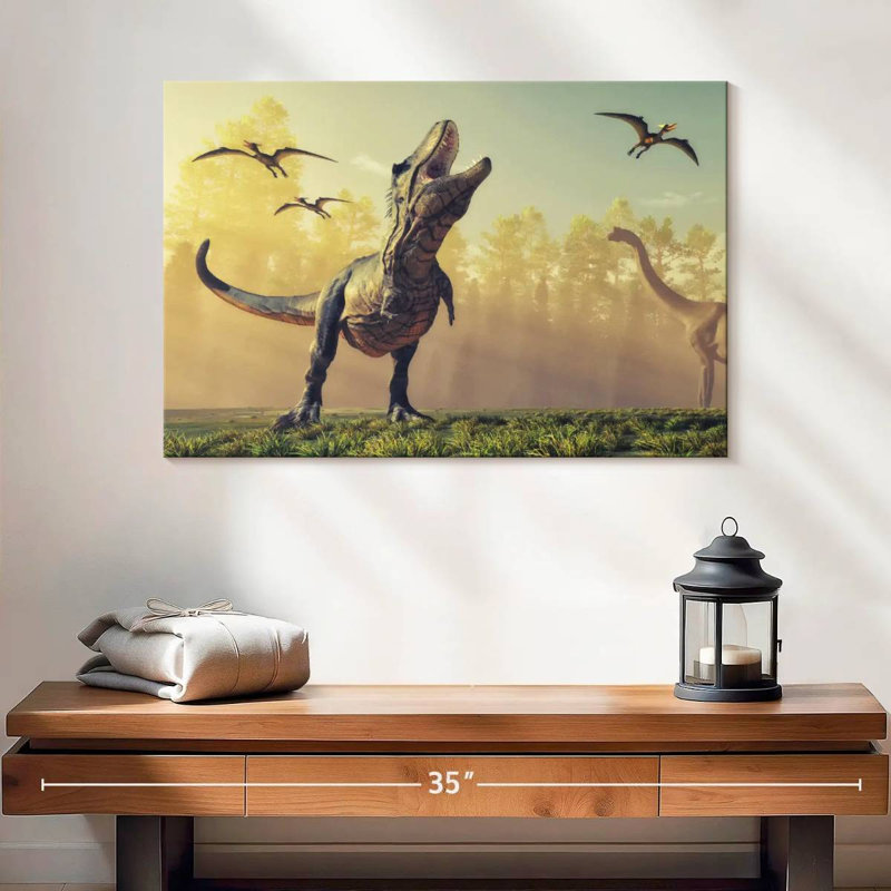 Brampt Dinosaur Park, H 16 po x l 24 po