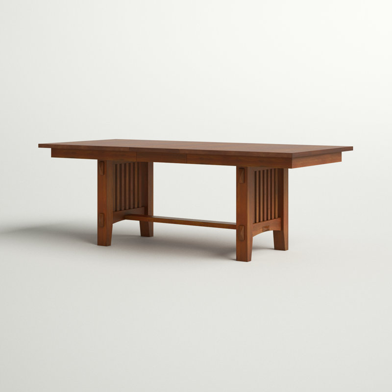 Isadore Extendable Solid Wood Dining Table