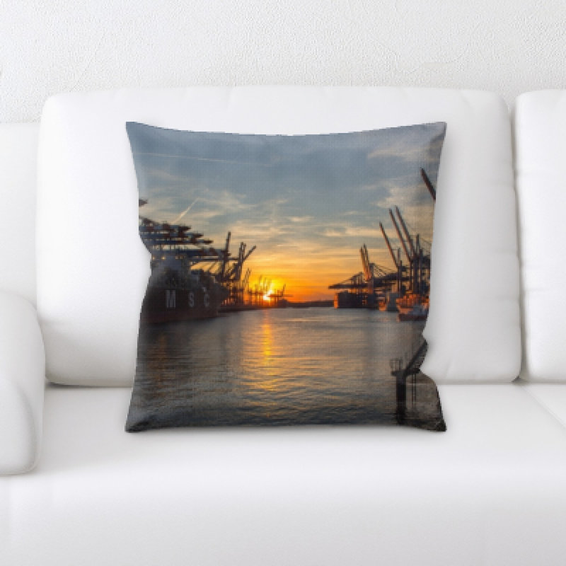 Shakira Microsuede Reversible Throw Pillow