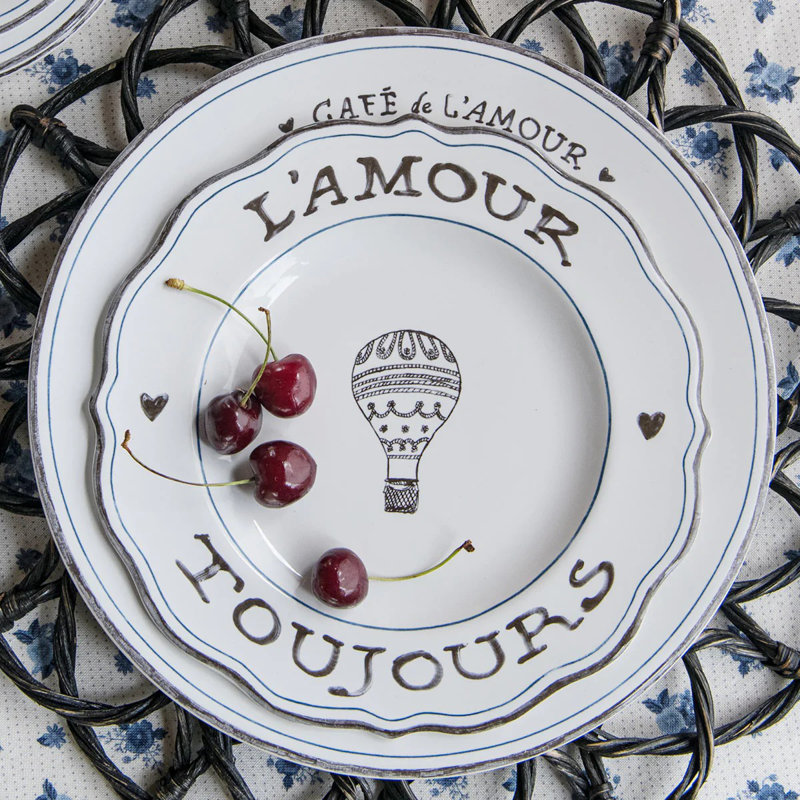 L'amour Toujours Dinner Plate