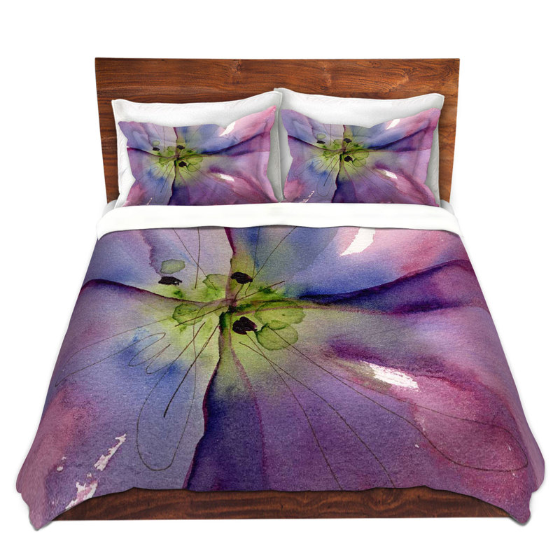  Housses de couette en microfibre Dawn Derman Pansy II, Grand