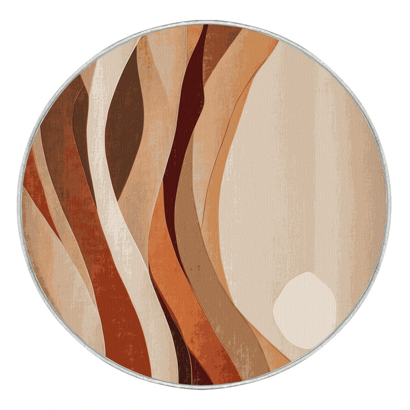 Sandstone Harmony Rug, Round 8'