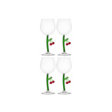 Fruits & Flowers - Stemmed Glass Cherries 11.8 Oz