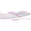 Contour de spa vidaXL en poly rotin noir et bois d'acacia massif-130558156
