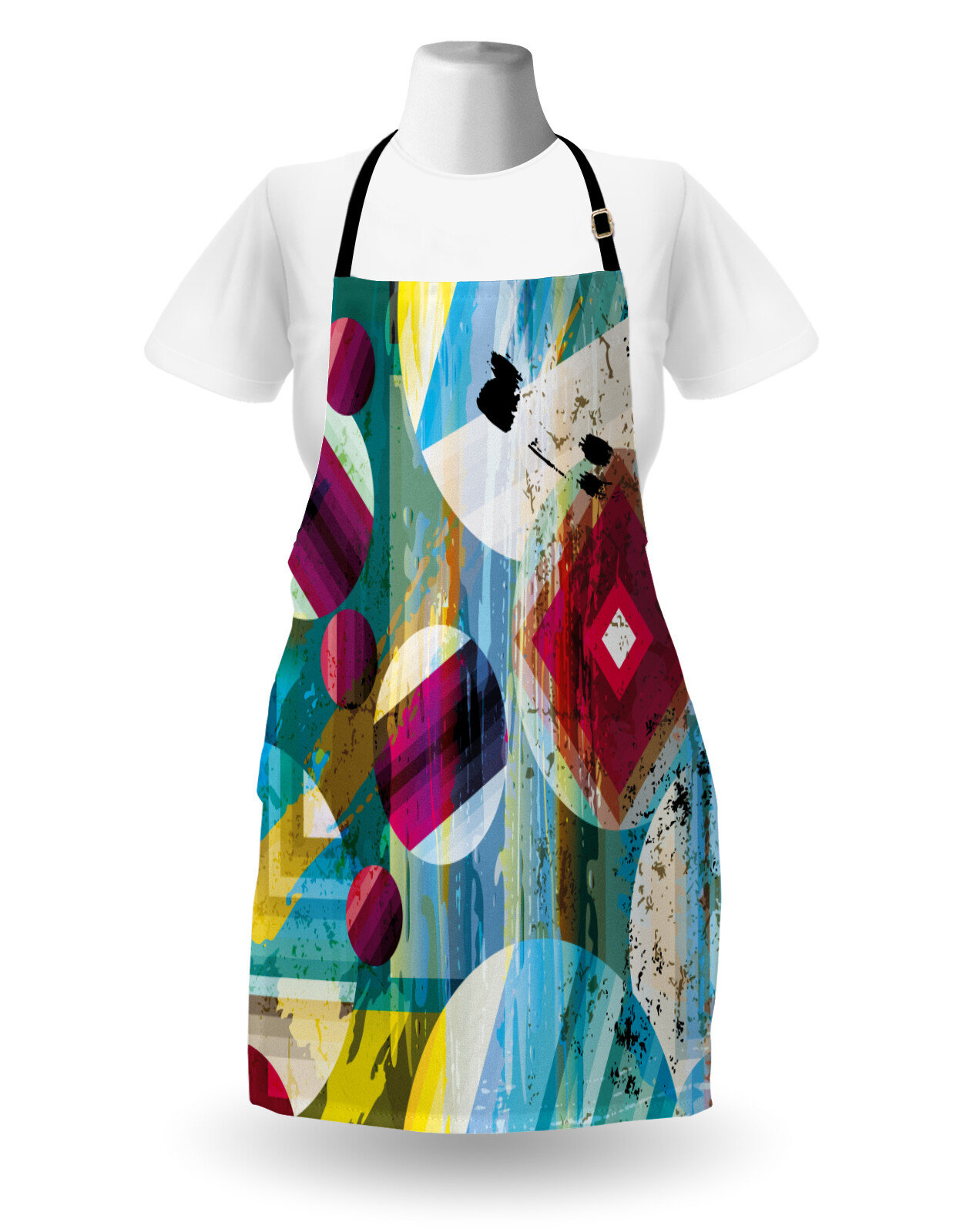 East Urban Home Abstract Art Apron Unisex, Surreal Pattern, Adult Size ...