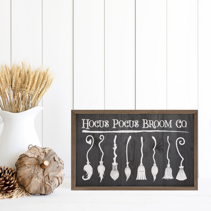 Hocus Pocus Broom Co - noir, H 10 po x l 16 po