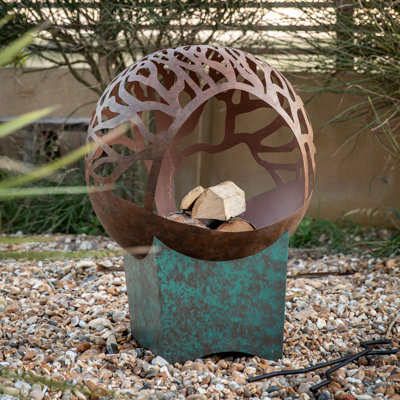 Andren Round Iron Smokeless Fire Pit