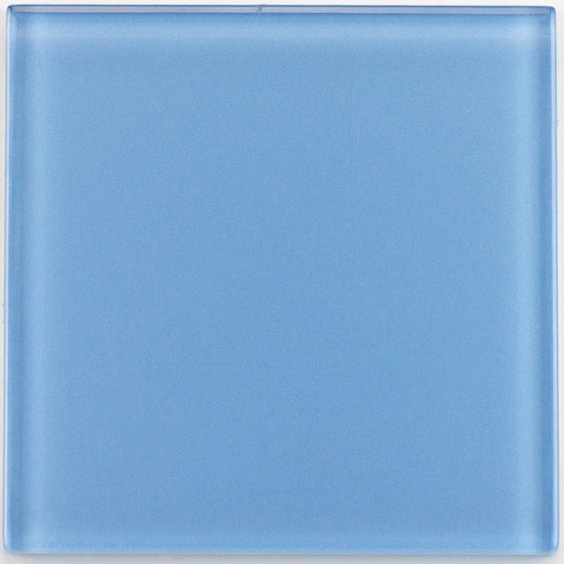 Torch Song 4'' W x 4'' L Glass Singular Tile, Sky