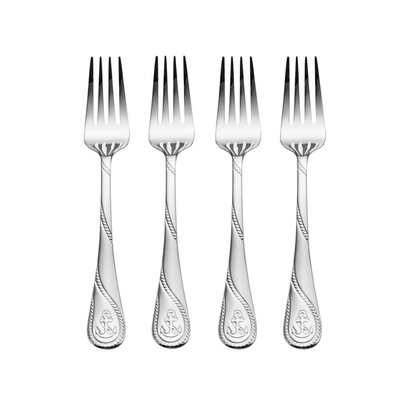 Towle Living Anchor 20-Piece Stainless Steel Flatware Set, Service for 4