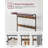 Armor Hall Tree 84cm Wide with Bench and Shoe Storage