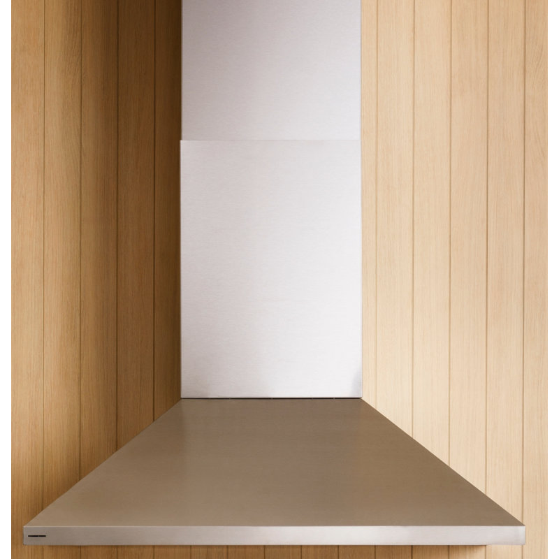 Monogram 36" Island Pyramid Chimney Vent Hood With Air Quality Sensors, 8", Recirculating, Integral