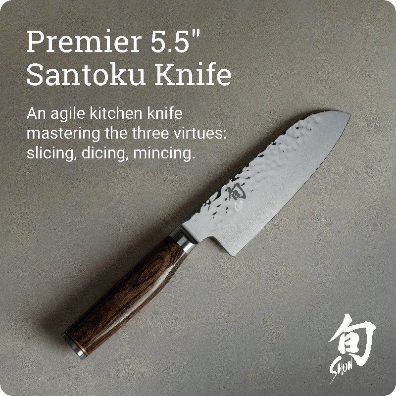 Shun Premier Santoku Knife, 5.5"