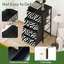 Commode à 4 tiroirs pour la chambre à coucher Noir et blanc à imprimé zébré