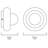 NOVI Ceramic Wall Sconce-114720602