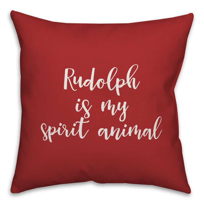 Throw Pillow, Red, Throw Pillow