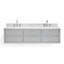 Ensemble de meuble-lavabo mural double 73 po Ceinture Hutton-400503284-400503287