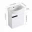 Petit meuble-lavabo 16 "avec lavabo-249640133