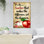 Pomme et livres - It's The Teacher That Makes The Différent Not The Classroom - 1 pièce, impression d'art graphique rectangulaire sur toile tendue