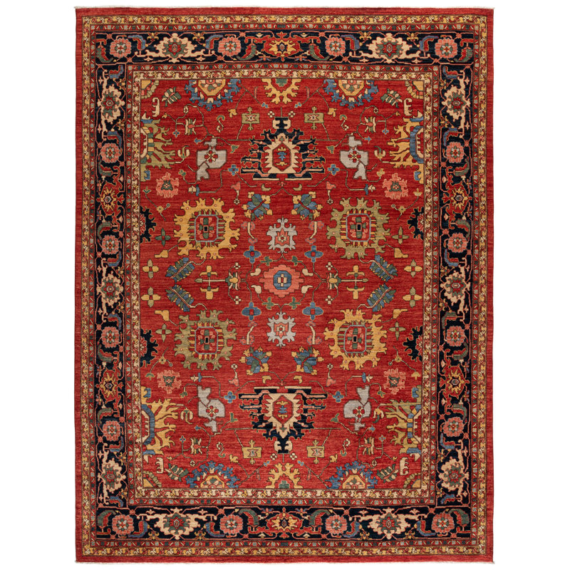 Ralph Lauren Barouche Wool Oriental Rug, Rectangle 9' x 12'