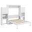 Queen-Sized Murphy Bed Integrated With Desk, Vanity, And Storage Cabinets-711261727