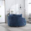 Fauteuil demi-tonneau surdimensionné avec housse-100902699