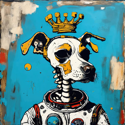 Giclée sur toile tendue 2 "Homage-Basquiat"