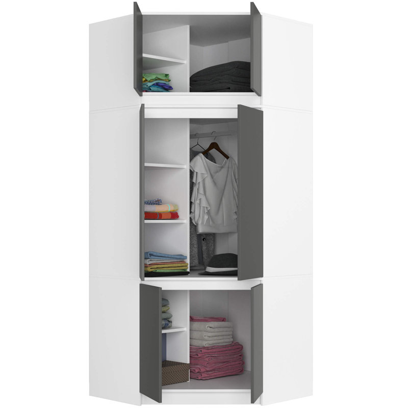 Spasoje 6 Door Manufactured Wood Wardrobe