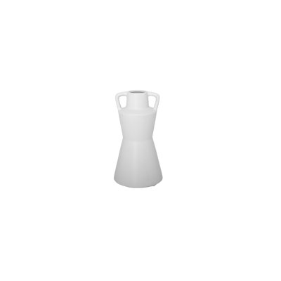 Vase en céramique blanc mat