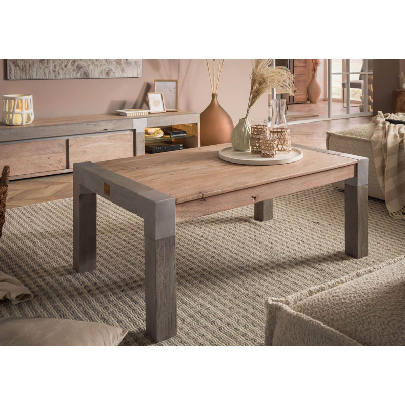 Amsterdam Solid Wood Coffee Table with Storage