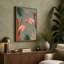 Flamingo Garden Tropical - Wrapped Canvas-1192495286-1192495277