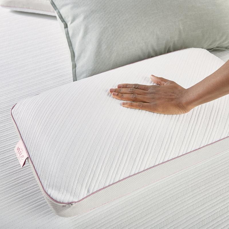 Oreiller de soutien en mousse viscoélastique imprégnée de gel, Grand coussin: 16 po x 24 po