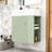 Maurice Modern Floating Bathroom Vanity with Ceramic Sink, Wave-Patterned Door and Storage Shelves-1953853997