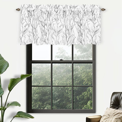 Carbone Branch Tailored Window Valance