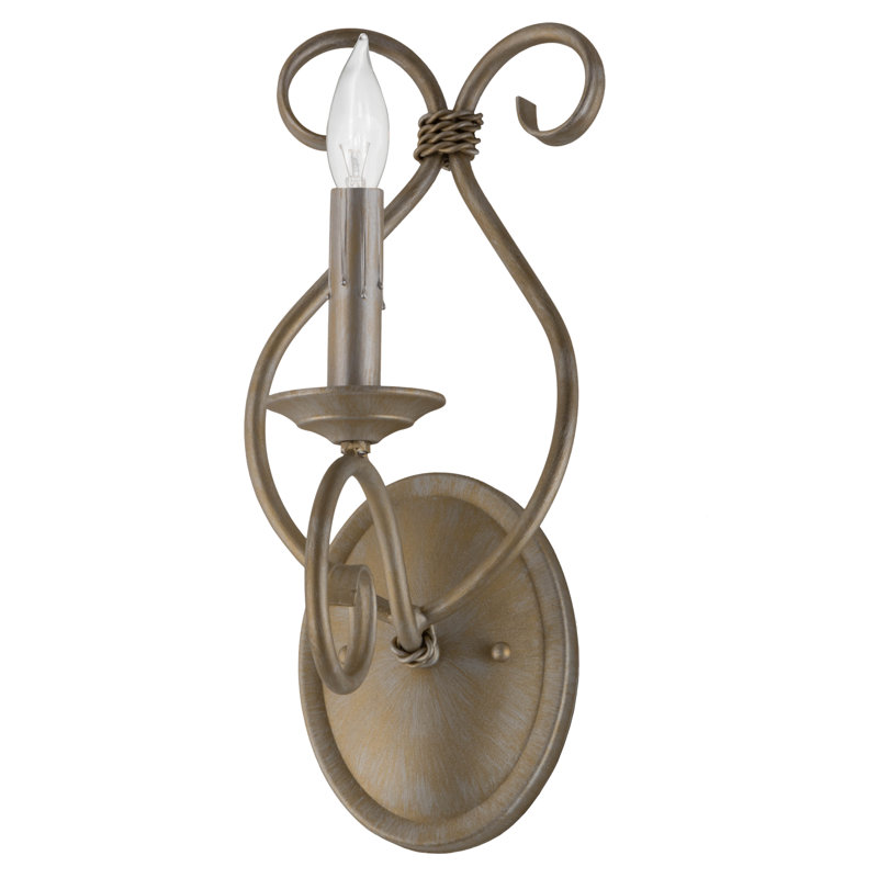 Lampe murale bougie 1 lumières Grondin