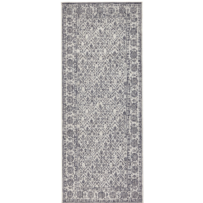 Curacao Flatweave Grey Rug, Runner 80 x 250 cm