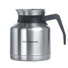 Flantor Stainless Steel Thermal Coffee Carafe Dispenser - Unbreakable  Double Wall Vacuum Thermos Flask Large Capacity 40Oz,Water Tea Pot Beverage  Tea Water Coffee Pitcher (Matte Black) 