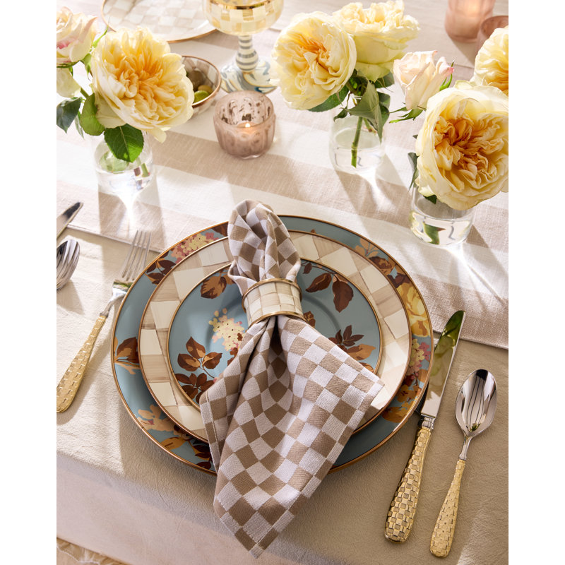 Wild Rose Dinner Plate, Slate
