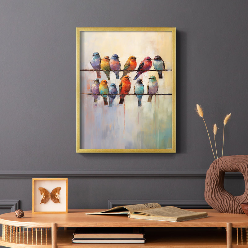 "ANIMALS Series XXII" par J Paul, H 29 po x l 23 po, Or
