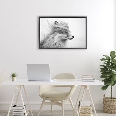 Easy Breezy Fox Floating Frame, design by Tina LeCour