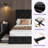 Zelna Upholstered Platform Storage Bed with 4 Drawers and Sleek Button Tufting-116397761-116397760