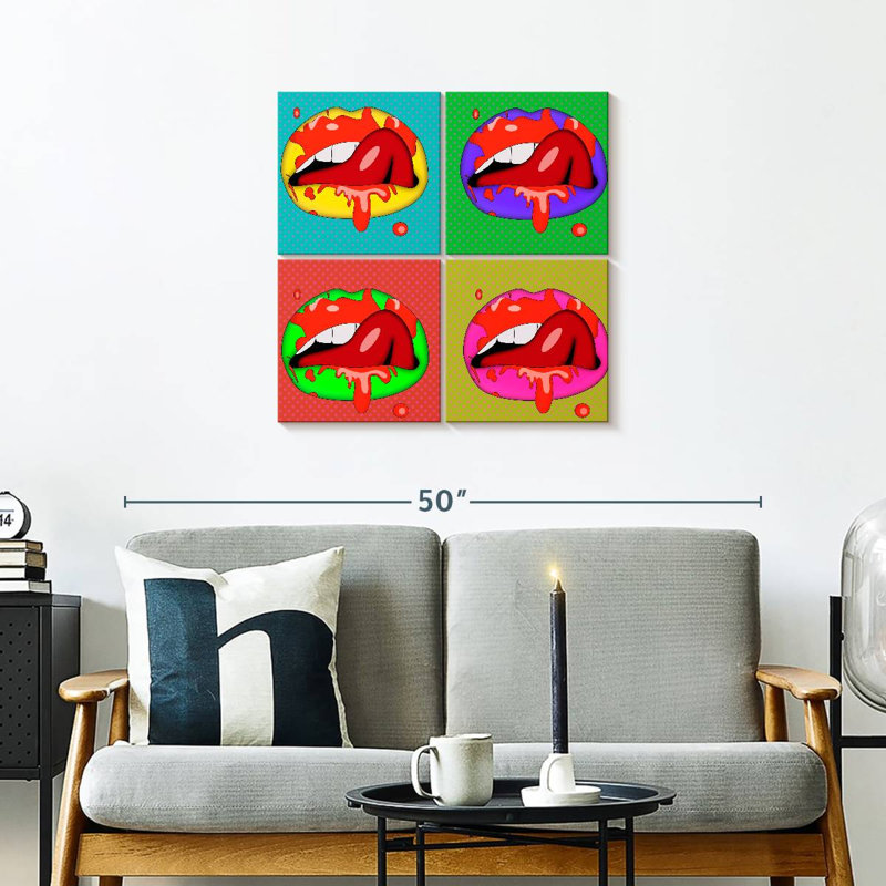 Shuttleworth Lips II, 26" H x 26" W