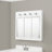 Bathroom Medicine Cabinet, Wall Mounted, Mirror-1419857535-1419857534
