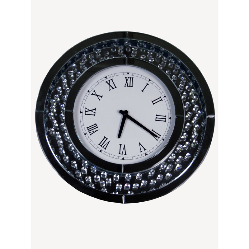 Garrison Glass Wall Clock