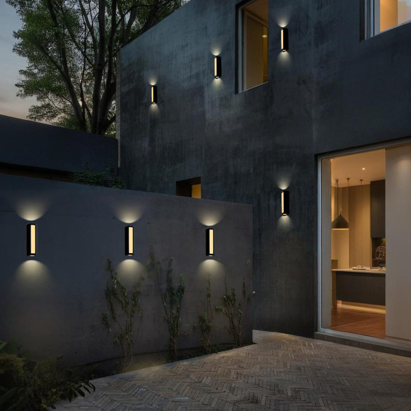 Modern Led Outdoor Wall Lights,1 Pack, 3000 Kelvins