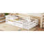White Pine Twin Floor Bed, 15.7 - Inch Fence, Easy Assembly, Fun Play Space