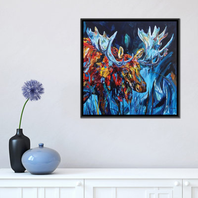 Bull par Lindsey Dahl - reproduction d'art sur toile tendue